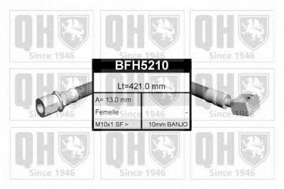 QUINTON HAZELL bfh5210 -  Тормозной шланг